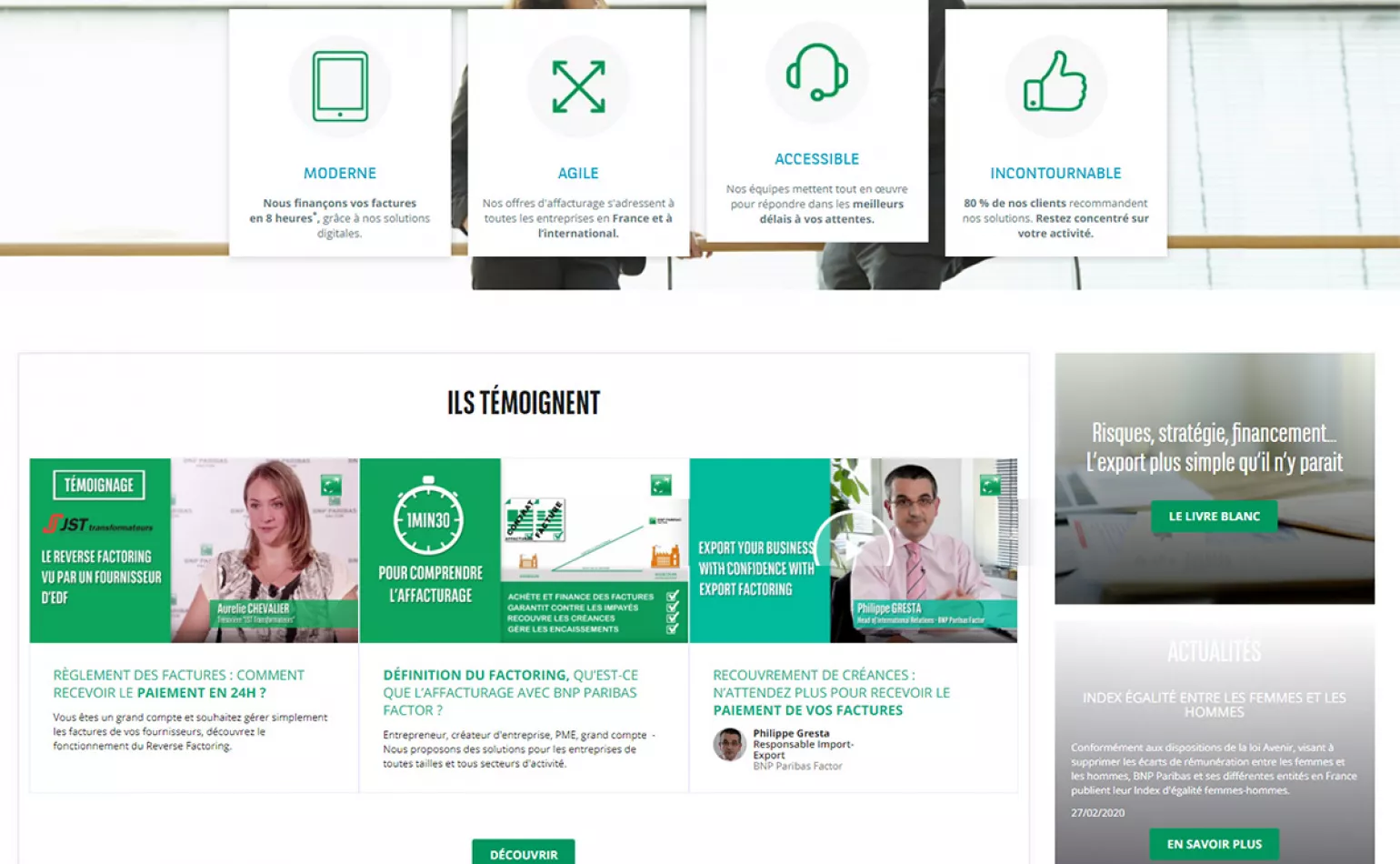 Actency - Référence - BNP Paribas Factor
