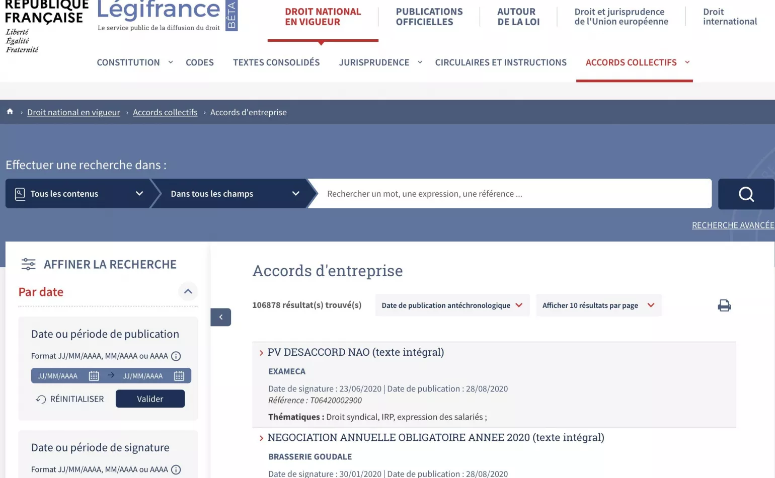 Actency - Référence - DILA