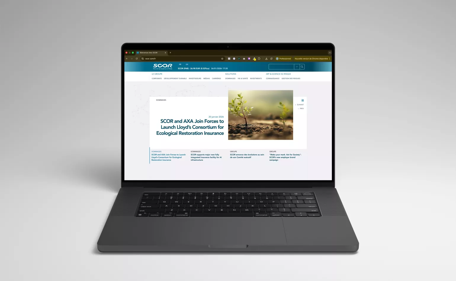 Actency - Référence - Scor 