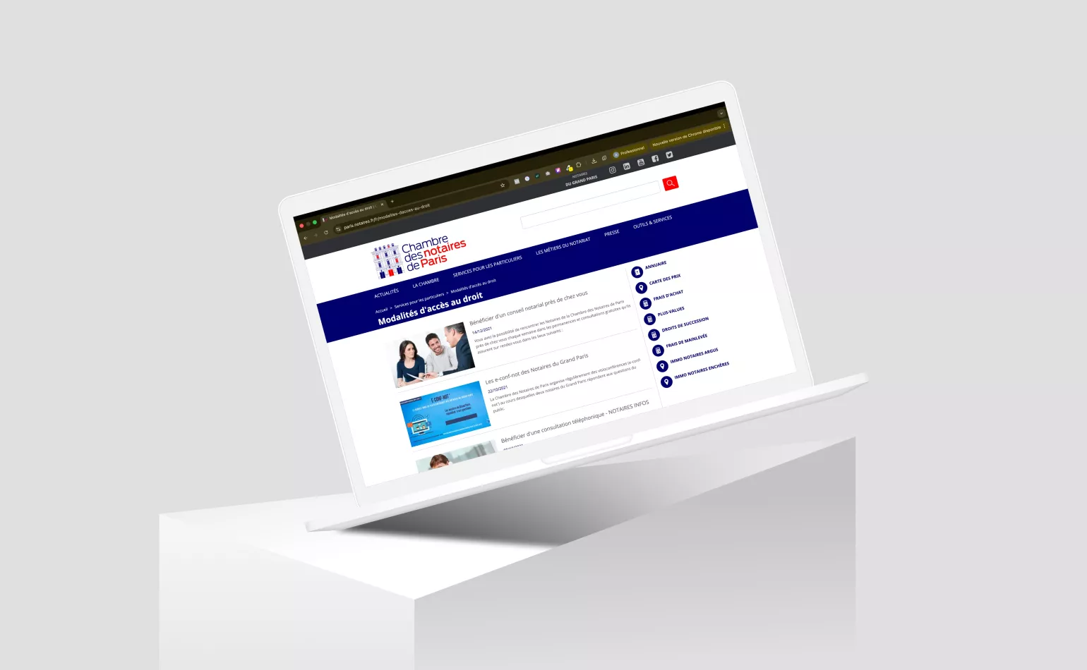 Actency - référence CHAMBRE DE NOTAIRE