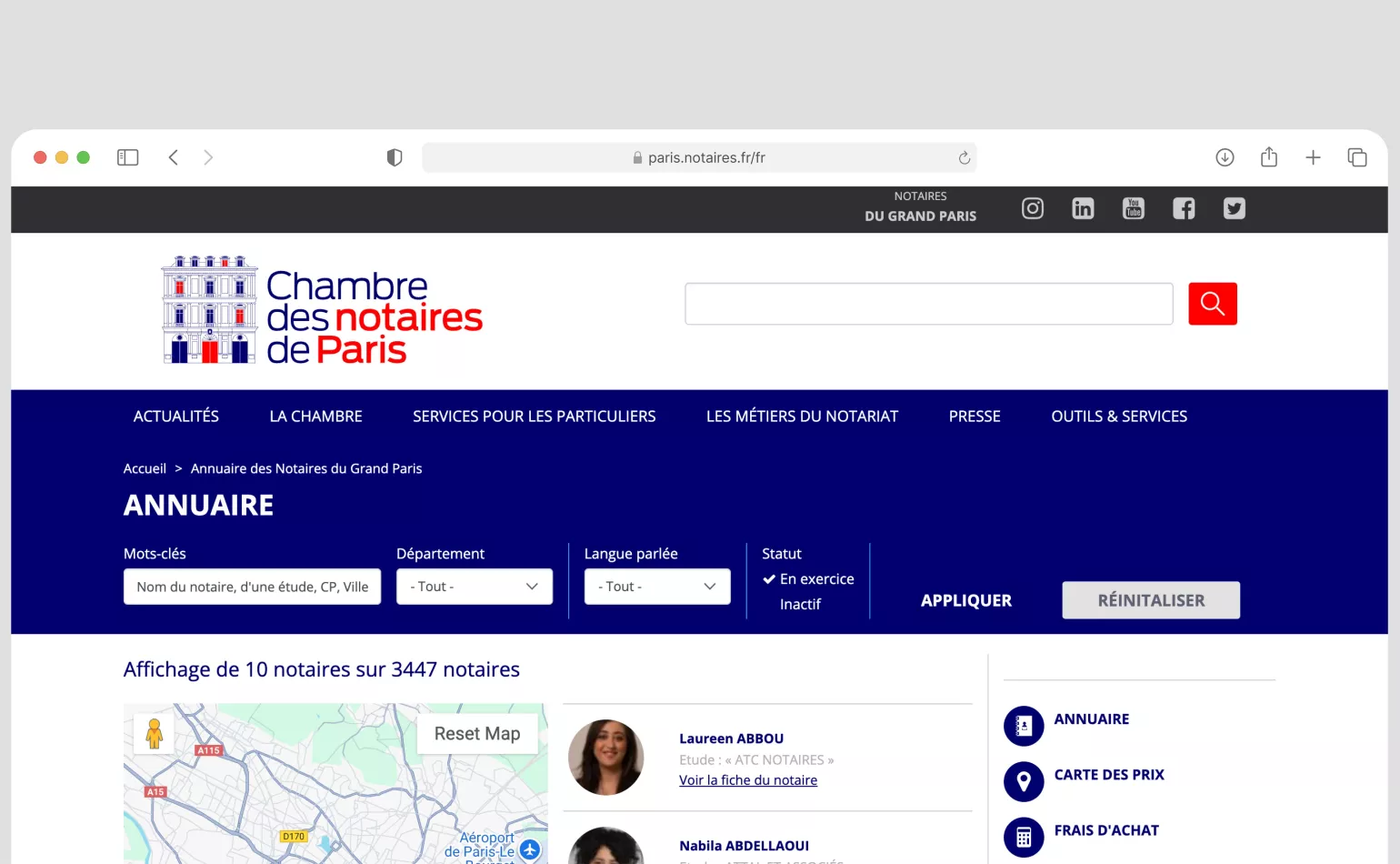 Actency - référence CHAMBRE DE NOTAIRE